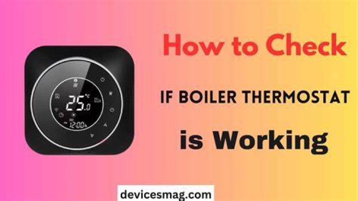 How does thermostat communicate with boiler