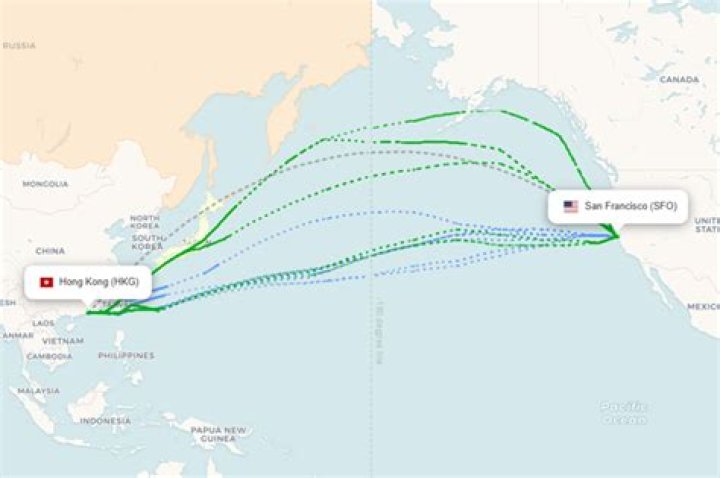 How far is Hong Kong from San Francisco