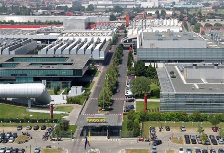 How far is the Ferrari factory from Milan