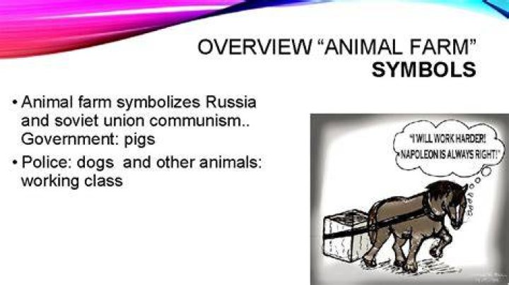 How is Communism shown in animal farm