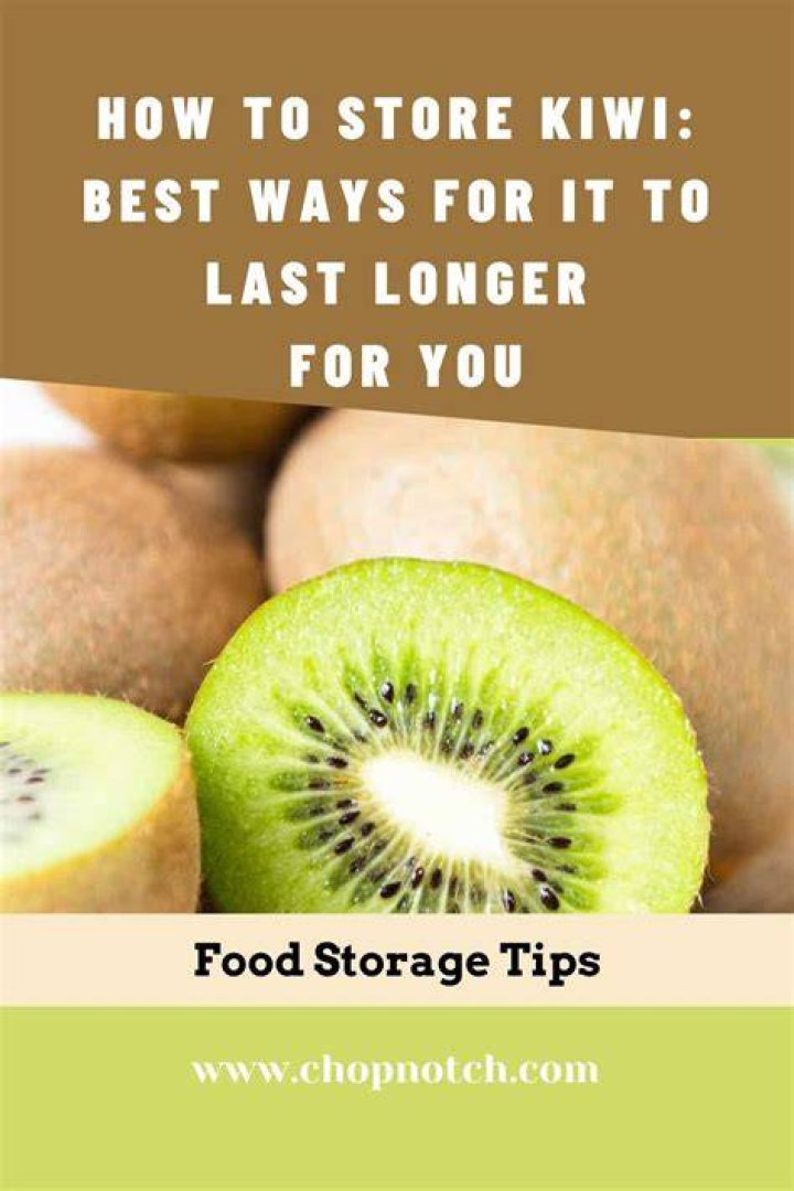 How long can you keep kiwi fruit