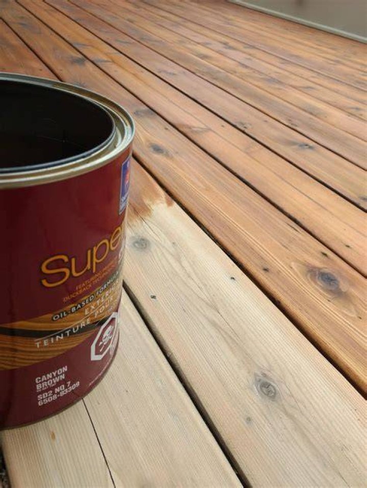 How long does it take for Sherwin Williams deck stain to dry