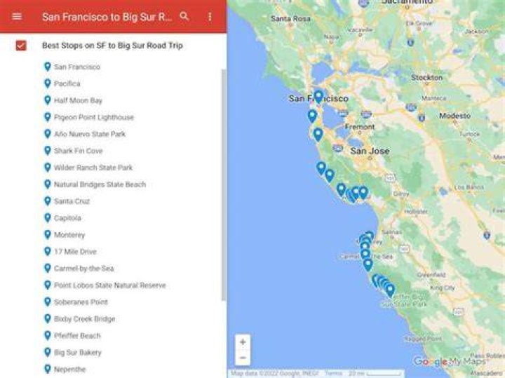 How long does it take to drive from San Francisco to Big Sur