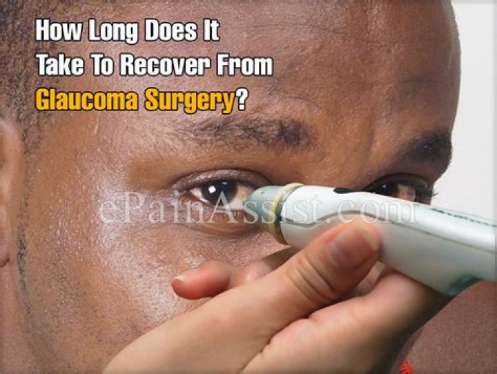 How long does it take to recover from a trabeculectomy
