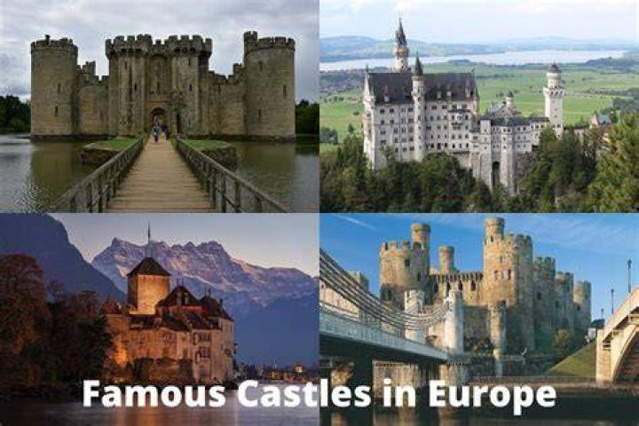 How many castles were built in Europe