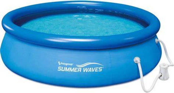 How many gallons is a 10ft Summer Waves pool