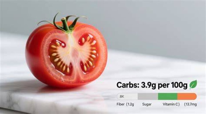 How many net carbs are in a tomato