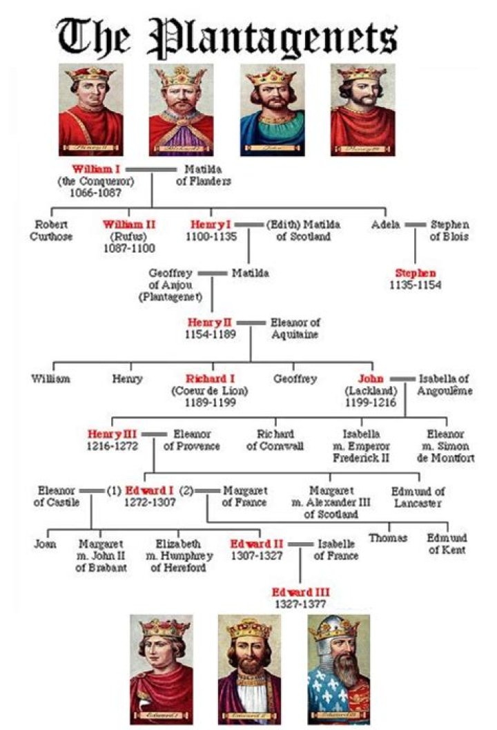 How many Plantagenet kings were there