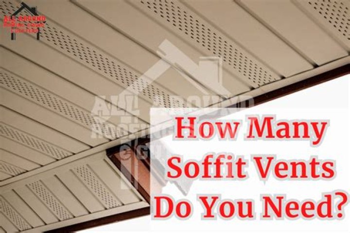How many rafter vents do I need