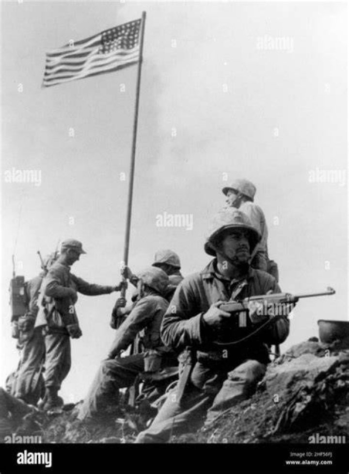 How many survived Iwo Jima