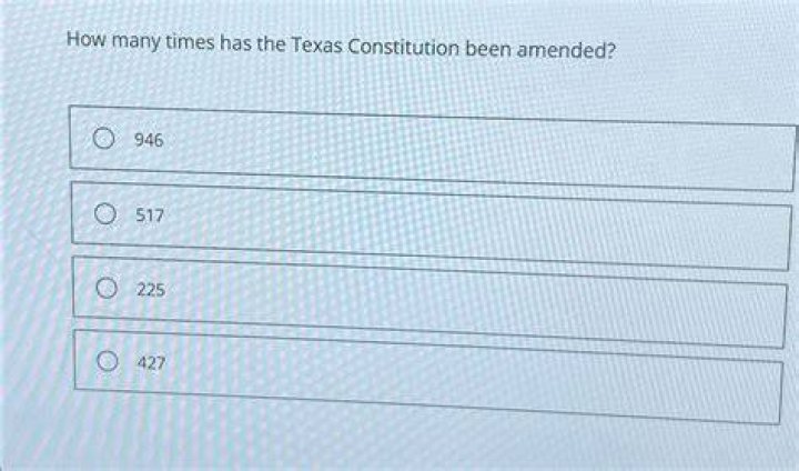 How many times has the Constitution been amended quizlet