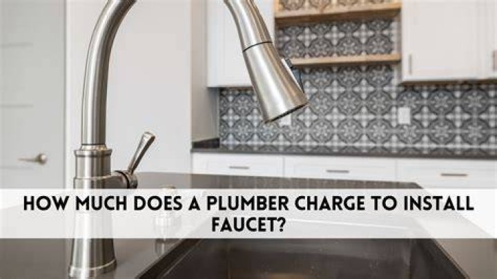 How much does a plumber charge to install a kitchen faucet