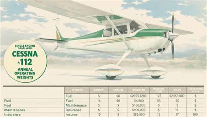 How much does it cost to maintain a Cessna 172