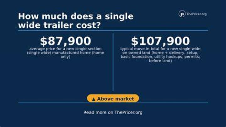 How much does it cost to move a single wide trailer