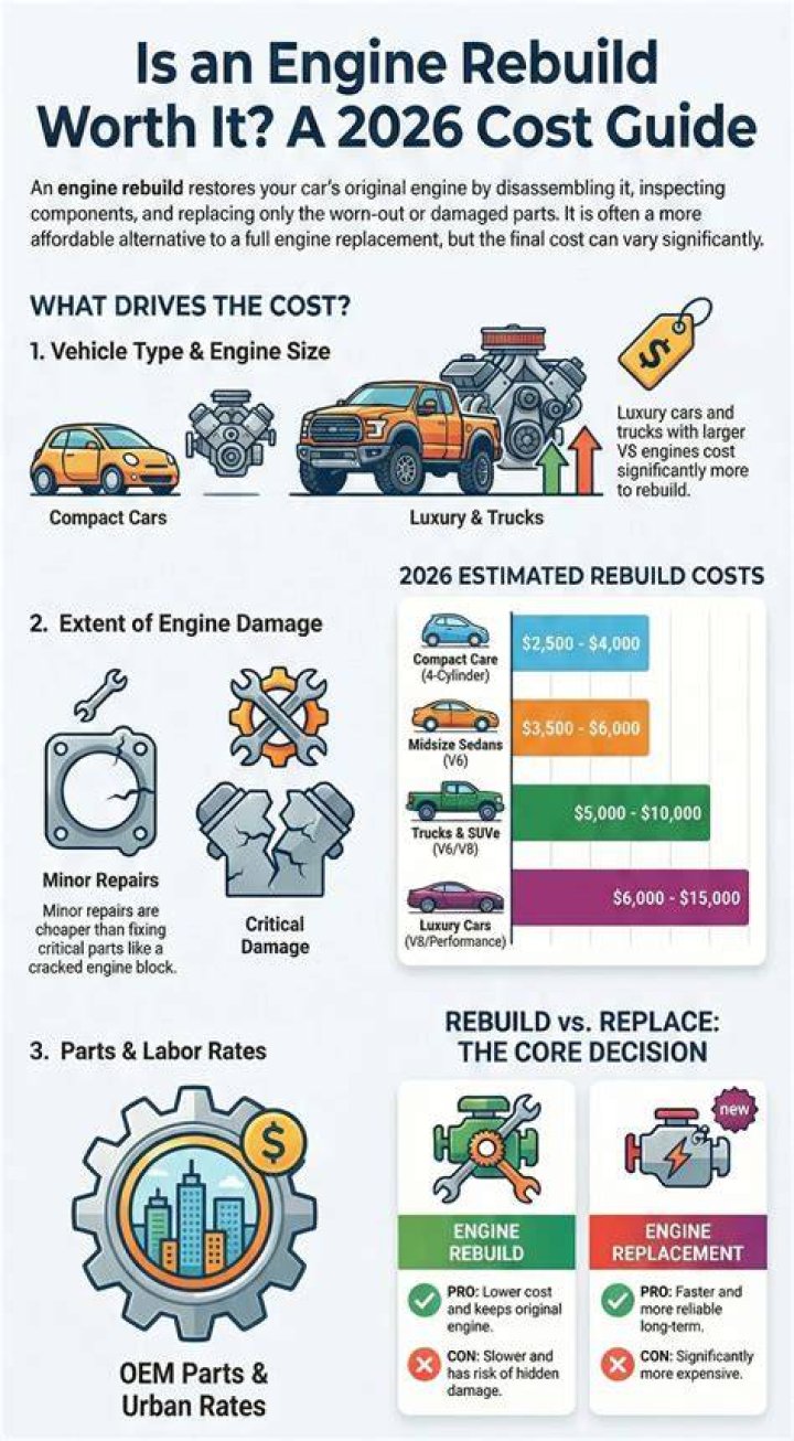 How much does it cost to rebuild a engine