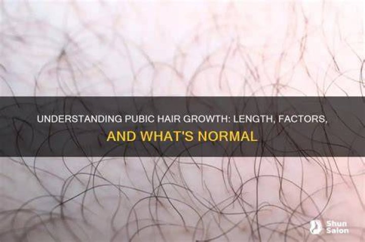 How much pubic hair is normal for a woman