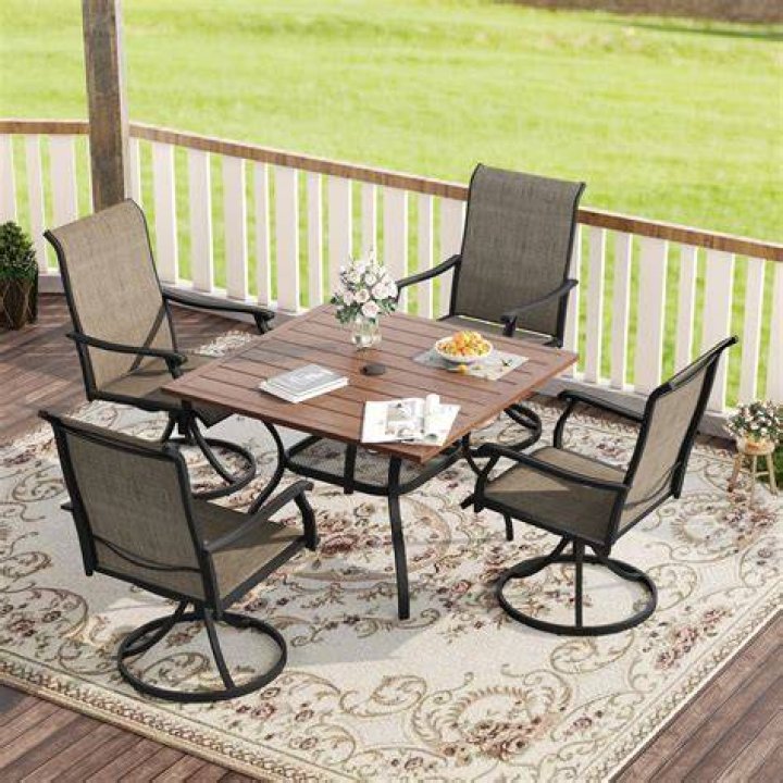How wide is a patio table