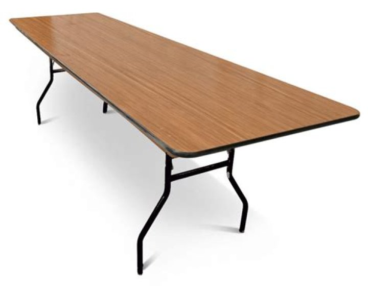 How wide is an 8 banquet table