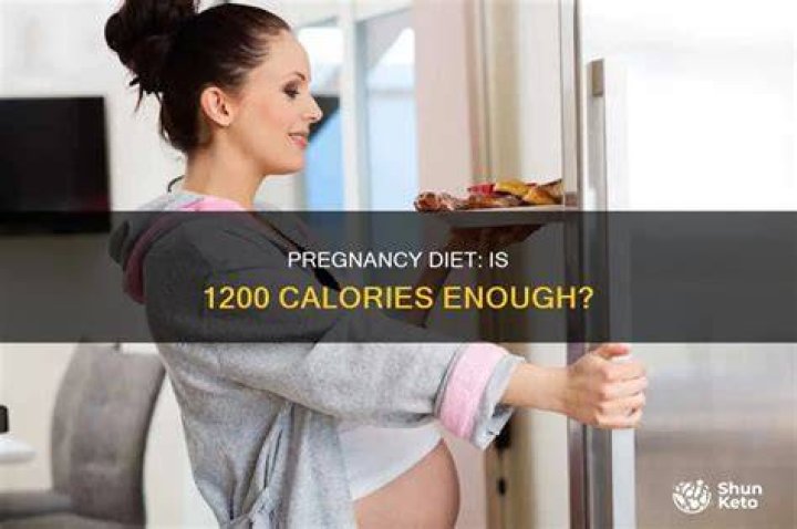 Is 1800 calories a day enough during pregnancy