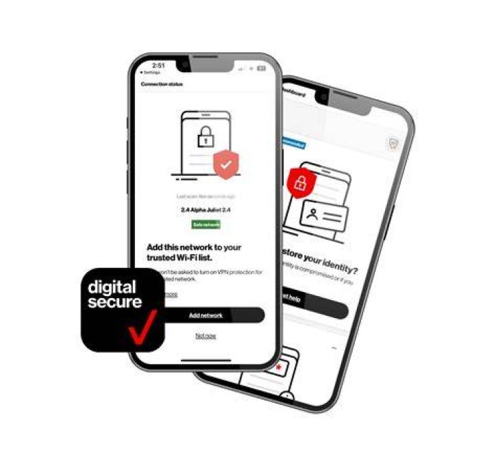 Is digital secure free with Verizon