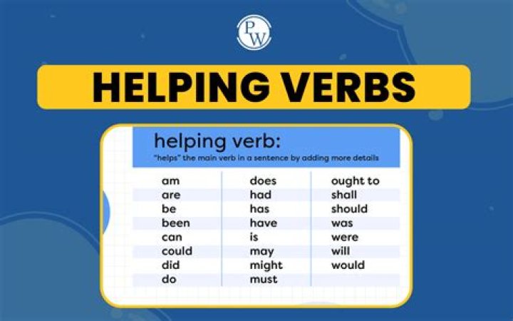 Is has a helping verb