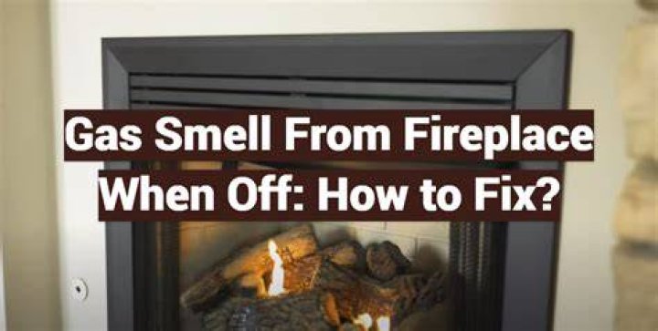 Is it normal to smell gas when using a gas fireplace