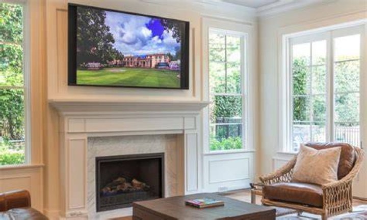 Is it safe to mount a TV above a fireplace