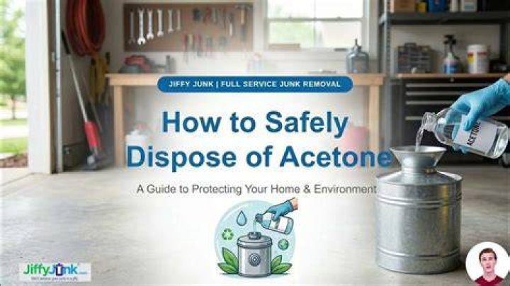 Is it safe to put acetone down the drain