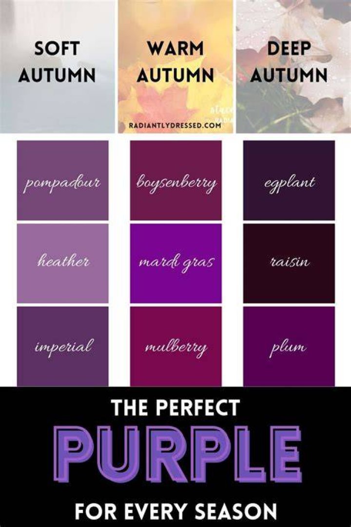 Is purple considered a fall color