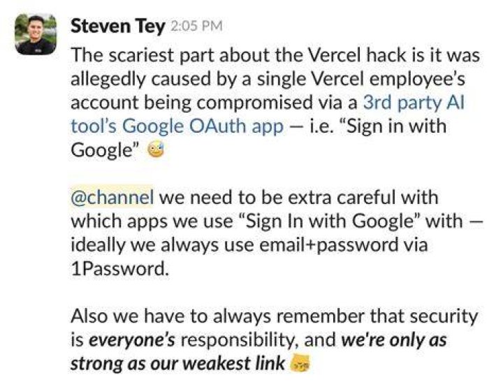 Is Slack insecure