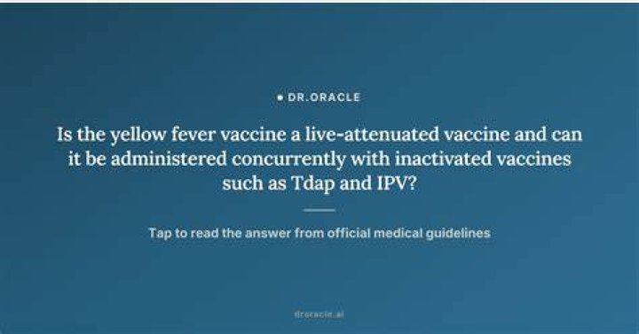 Is tdap live or inactivated