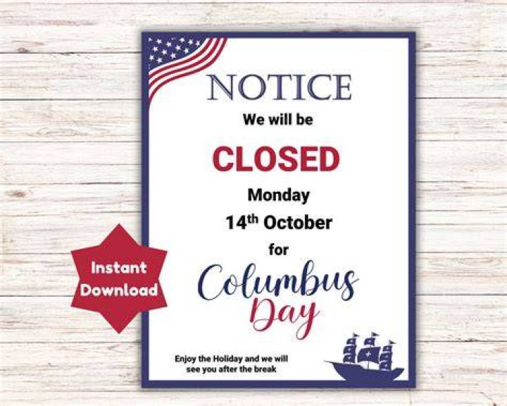 Is the market closed on Columbus Day