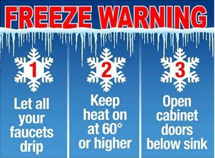 Is there a freeze warning