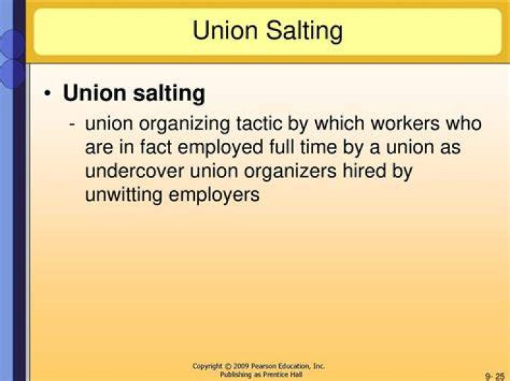 Is Union salting legal