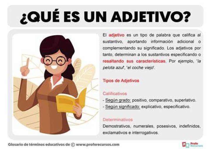 ¿Qué es un adjetivo variable