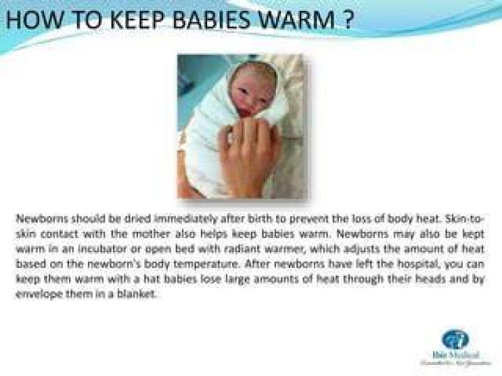 Should newborn babies be kept warm