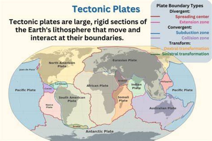 What are some examples of tectonic activity