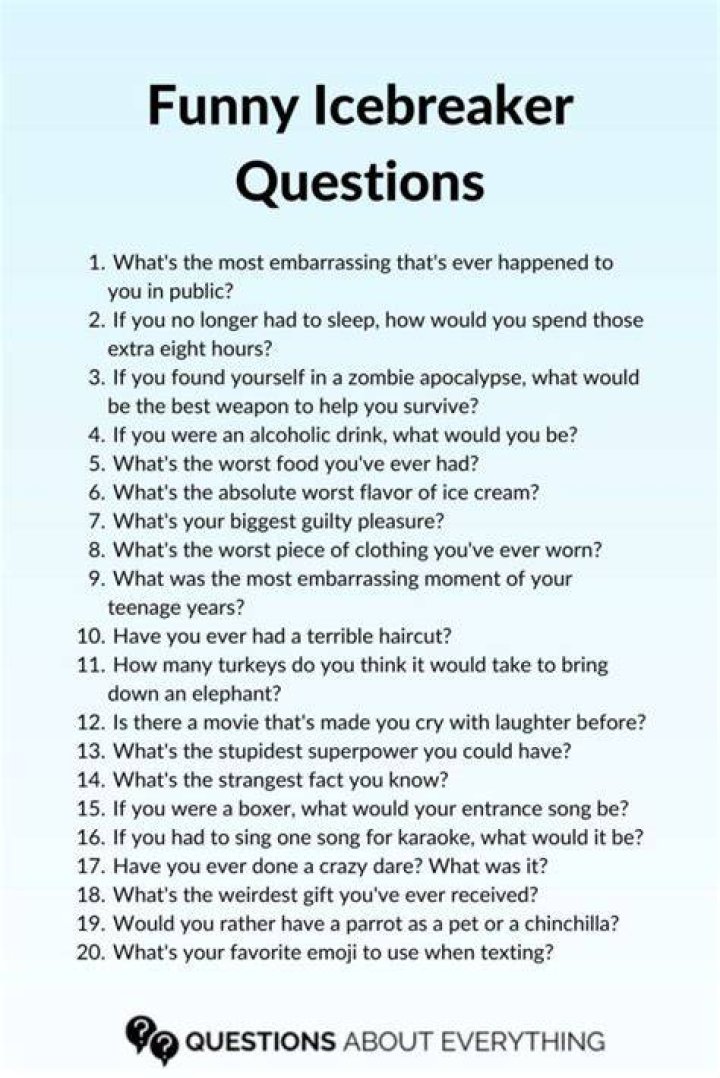 What are some fun icebreakers