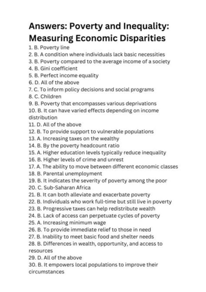 What are some questions about poverty