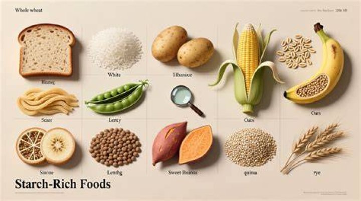 What are starch rich foods