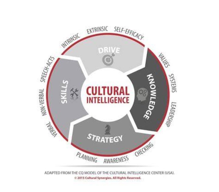 What are the 4 main dimensions of cultural intelligence