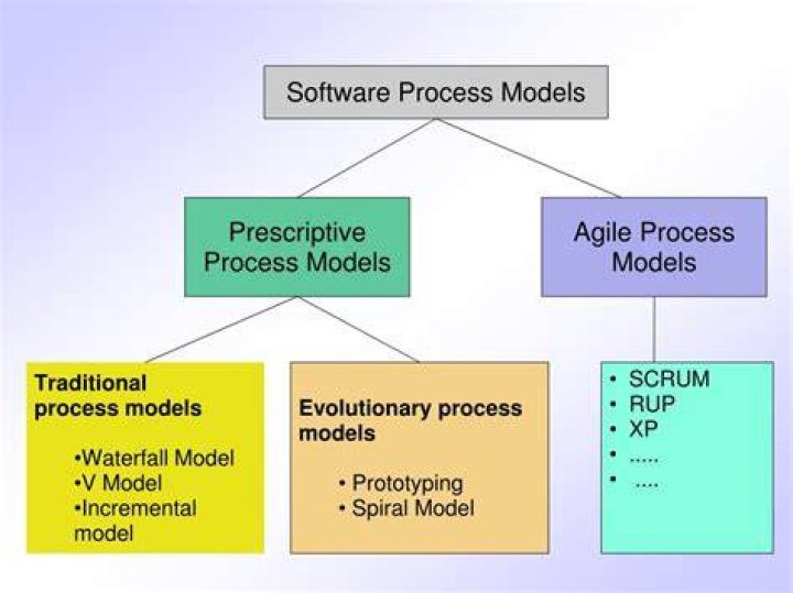 What are the different process models of software engineering