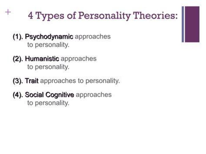What are the four approaches to personality