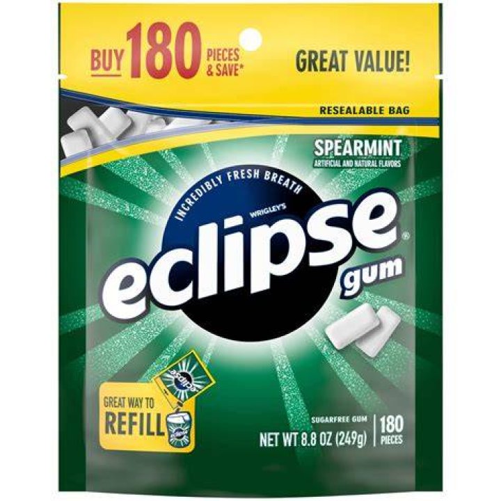What are the ingredients in Eclipse gum