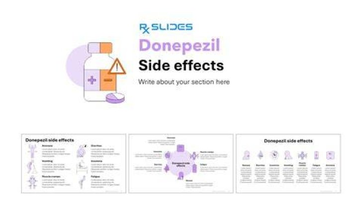 What are the side effects of taking donepezil