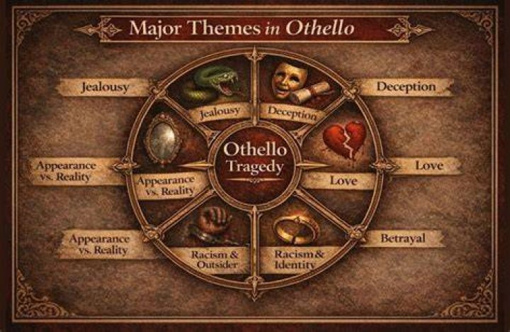 What are the themes in Othello