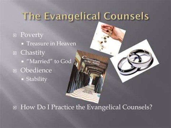 What are the three evangelical counsels quizlet