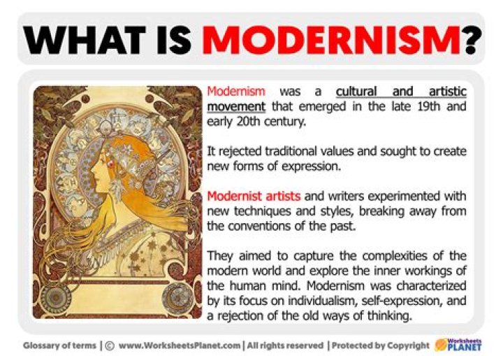 What are the values of modernism