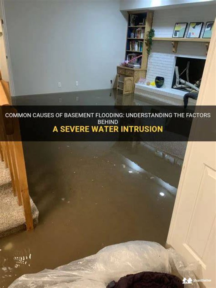 What can cause water in the basement