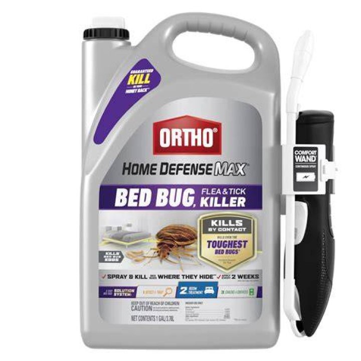 What can I spray on my bed for fleas
